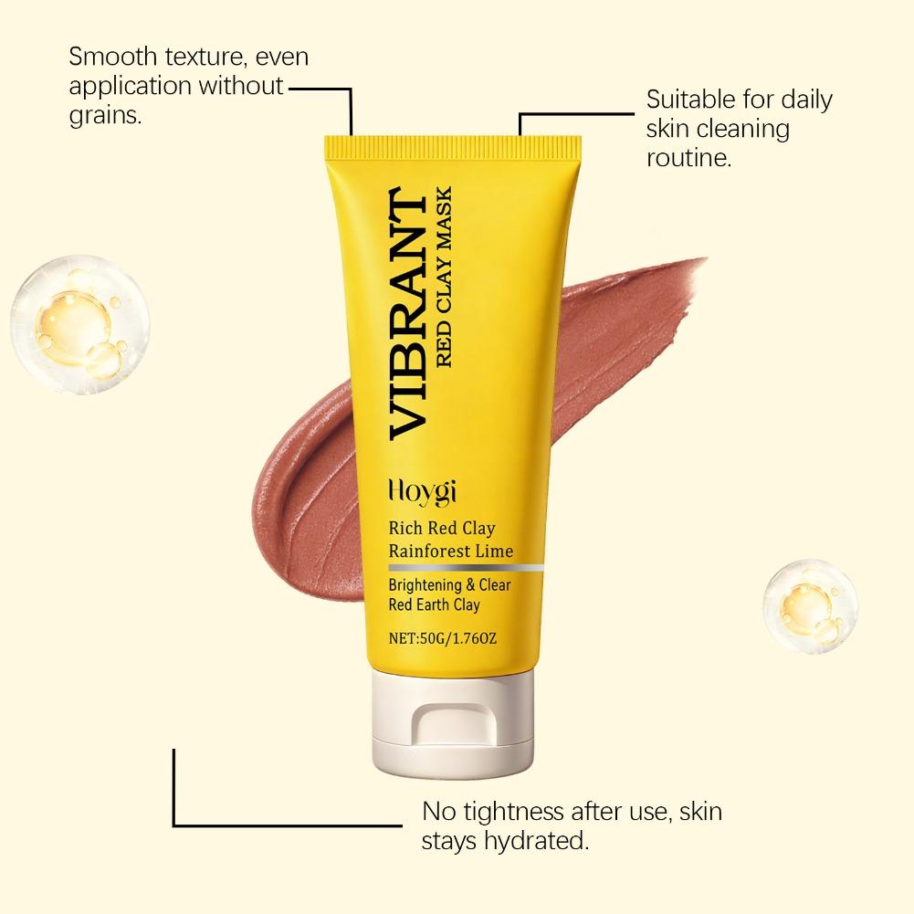 Vibrant Red Clay Mask - Natura - огляд і ціна Dust Mask Construction